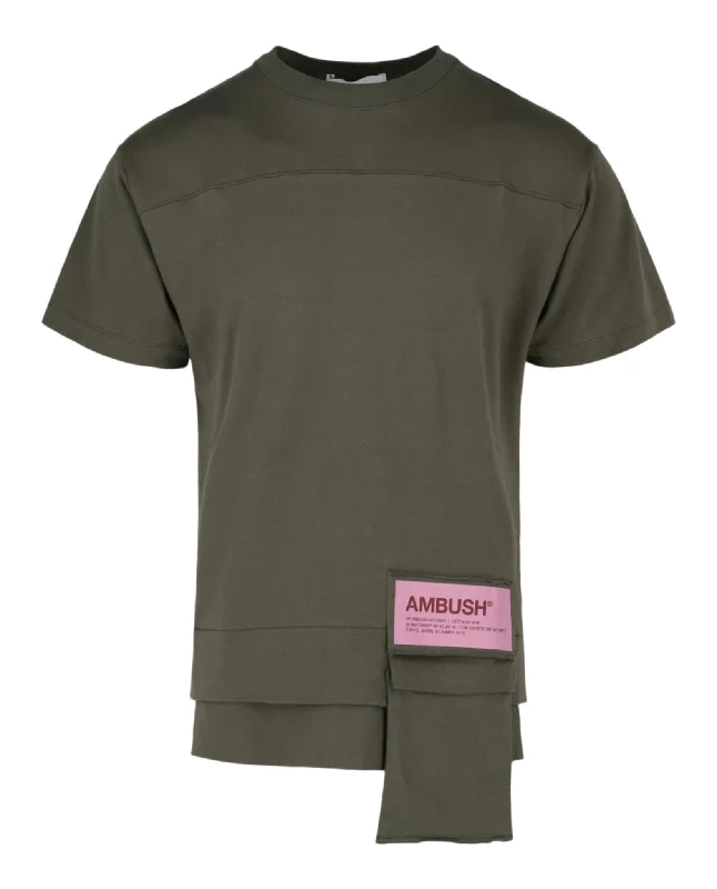 trendy graphic t-shirts -Ambush New Waist Pocket T-Shirt