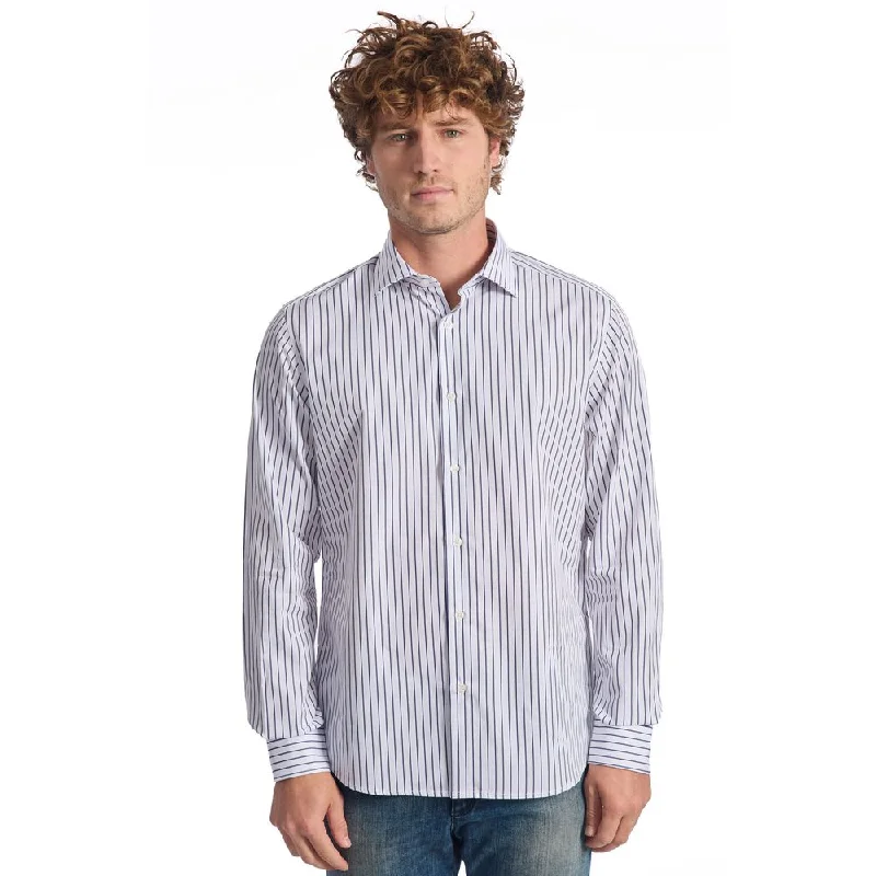 men's colorful shirts -Baldinini Trend blue Cotton Men's Shirt