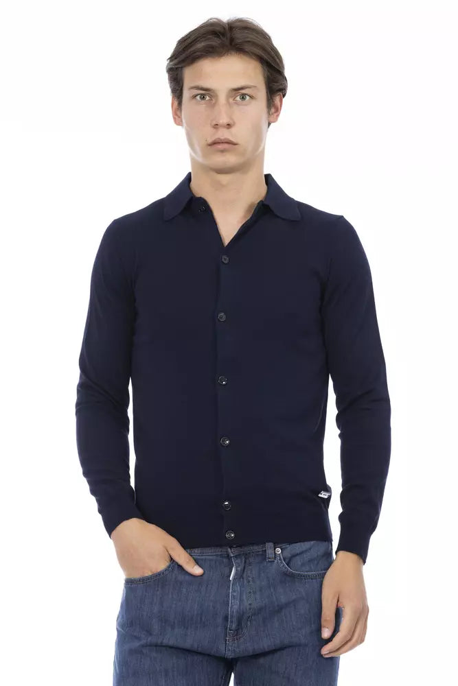 men's fitted casual shirts -Baldinini Trend  Cotton Men Men's Shirt