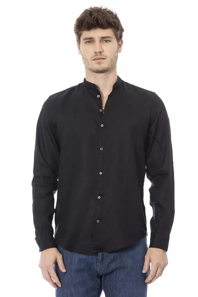 men's white dress shirts -Baldinini Trend  Lyocell Men Men's Shirt