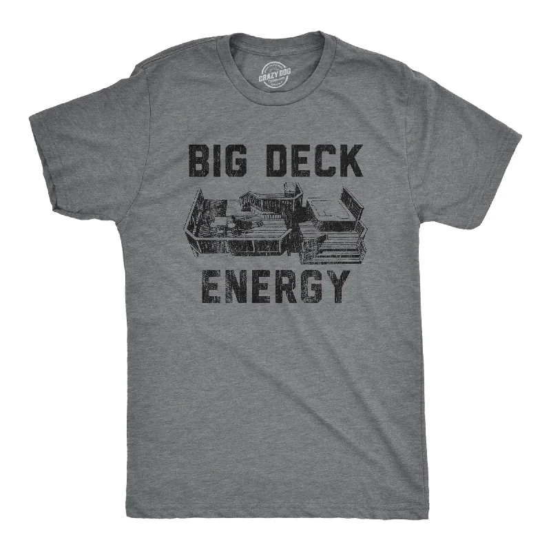 cool vintage t-shirts for men -Big Deck Energy Men's T Shirt