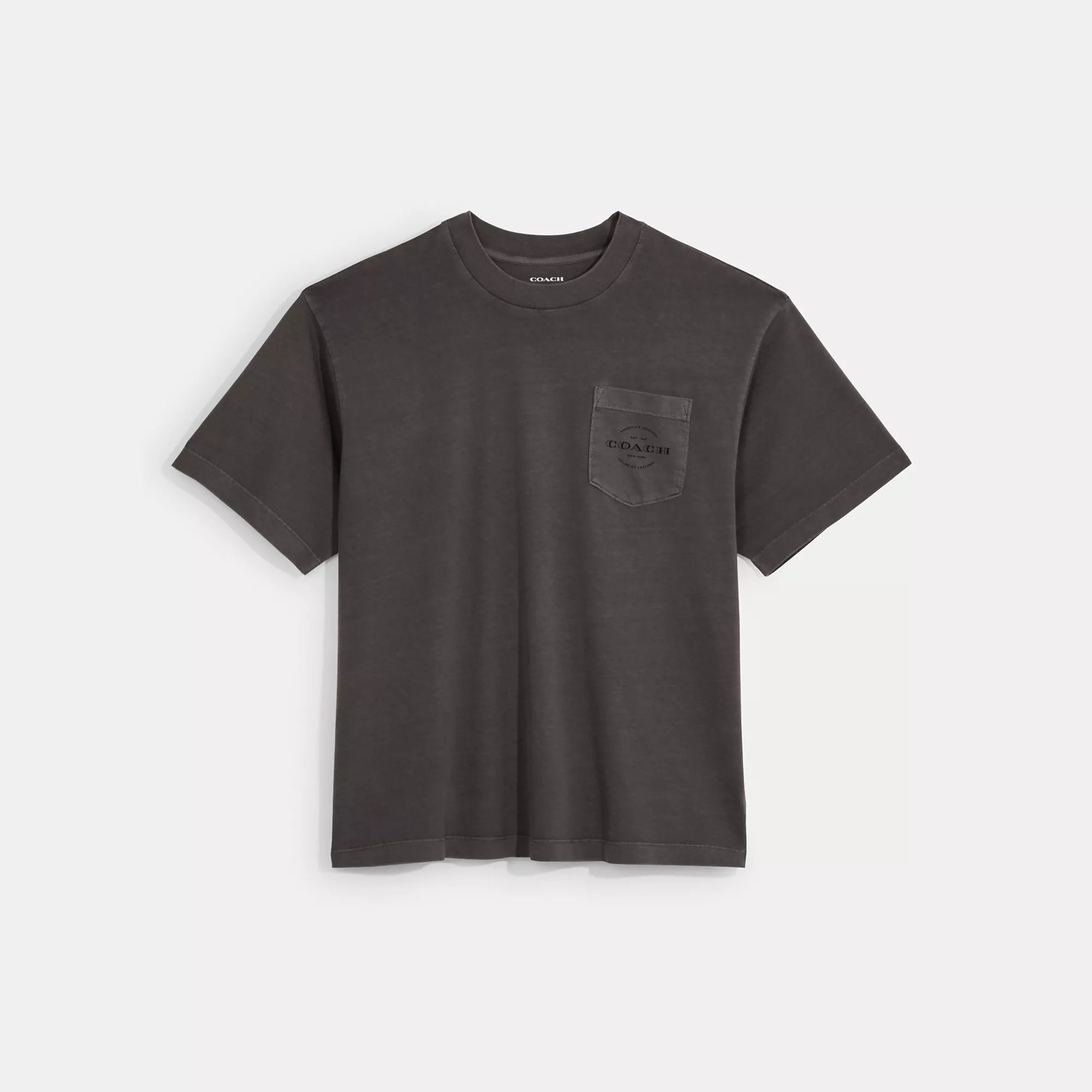 button-up shirts for work -Coach Outlet Pocket T Shirt