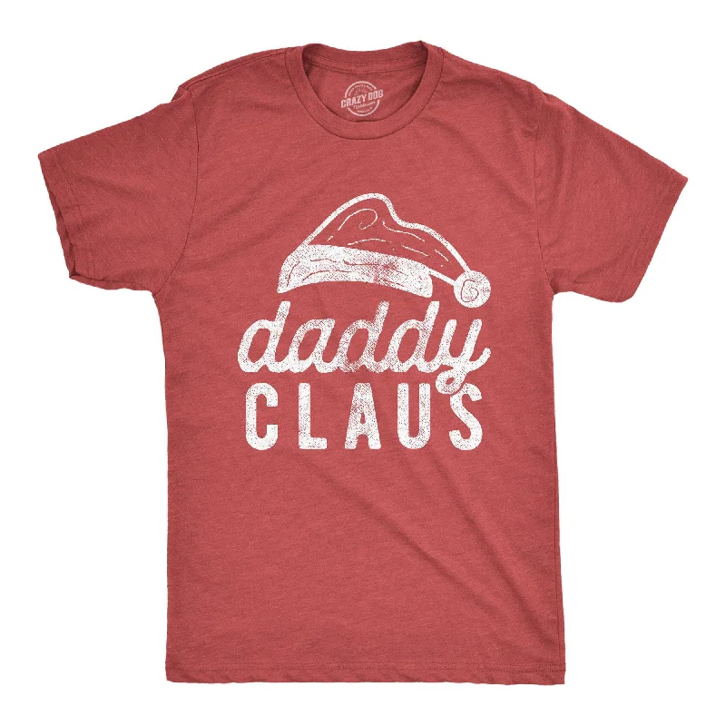 men's printed graphic t-shirts -Daddy Claus Men's T Shirt