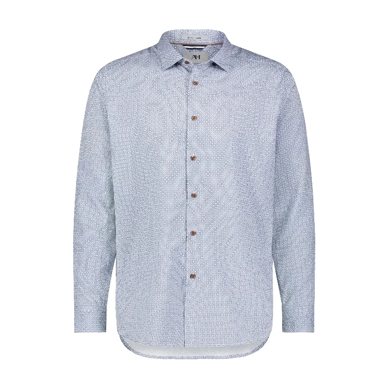 men's light-weight shirts -Diamond Geo Printed Shirt