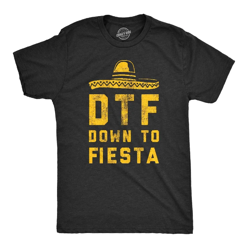 eco-friendly t-shirts for men -DTF Down To Fiesta Men's T Shirt