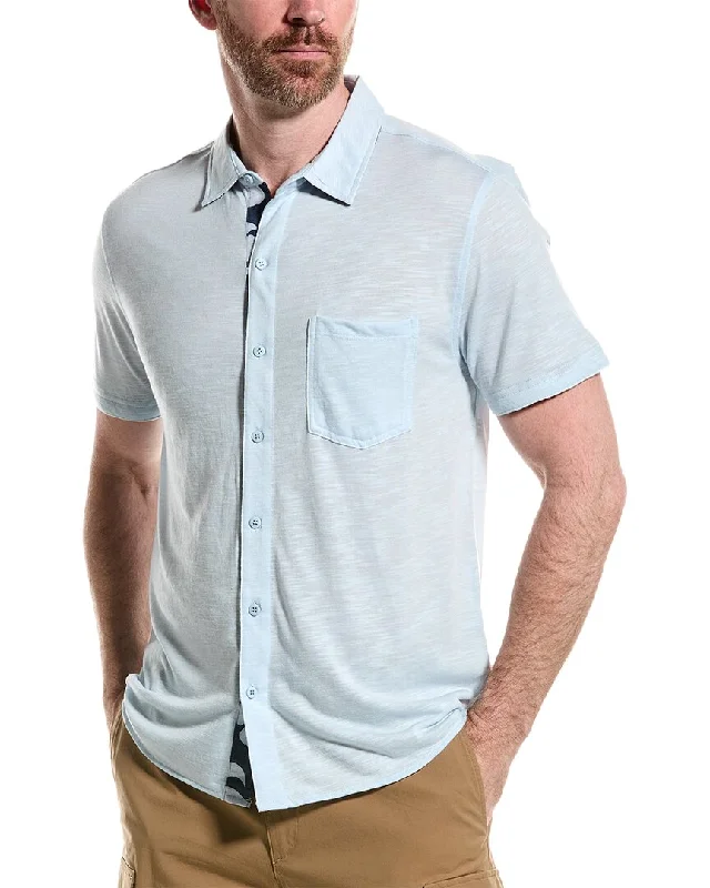 men's white dress shirts -Endless Summer Slub Shirt