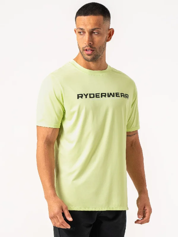 men's t-shirts for summer -Energy T-Shirt - Lime