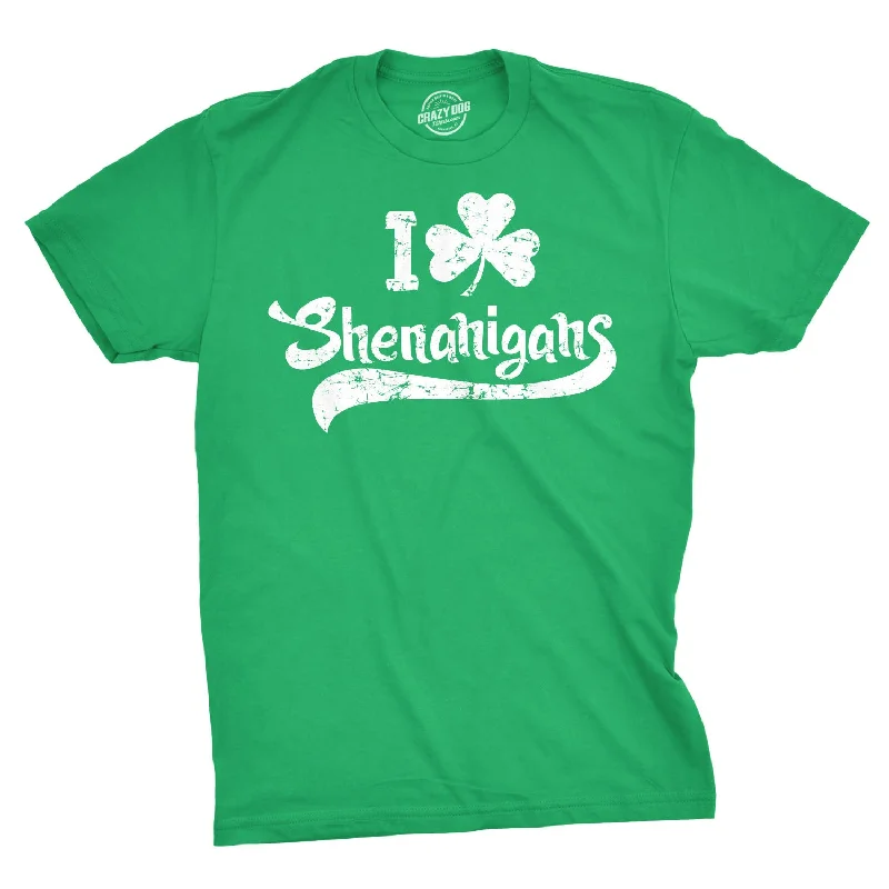 breathable t-shirts for men -I Clover Shenanigans Men's T Shirt