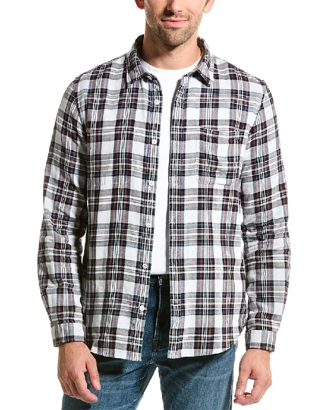 men's eco-friendly shirts -John Varvatos Neil Overshirt