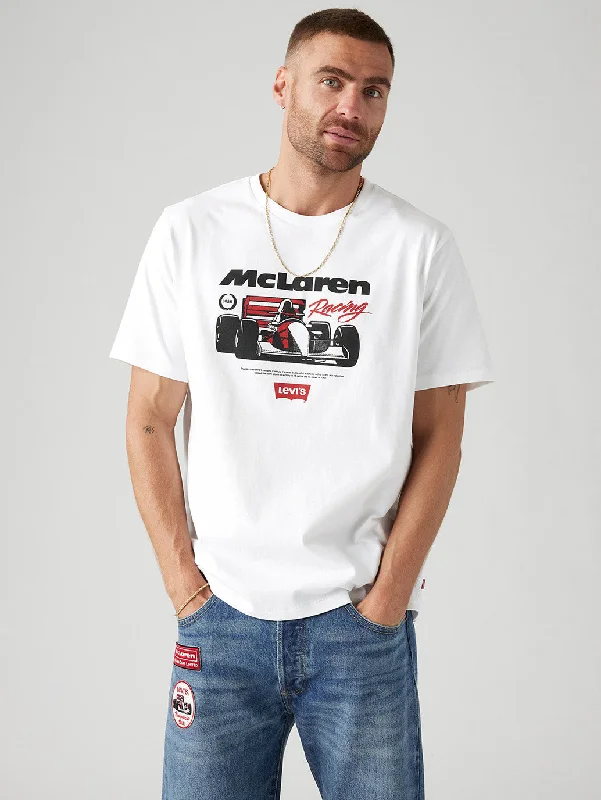 men's stylish printed tees -Levi's® x McLaren Racing Heritage Tee