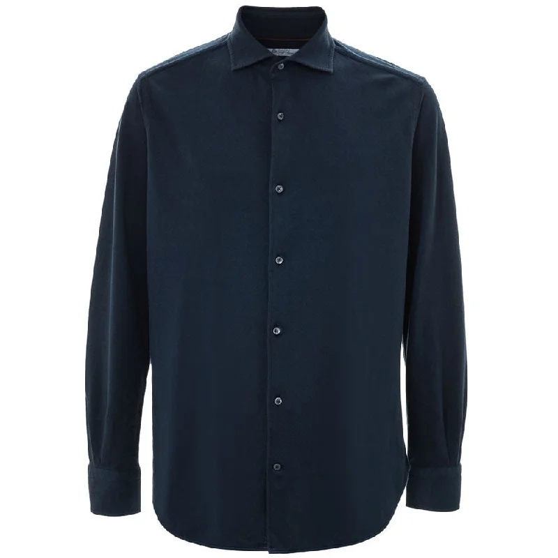 casual formal shirts for men -Loro Piana  Cotton Men's Shirt