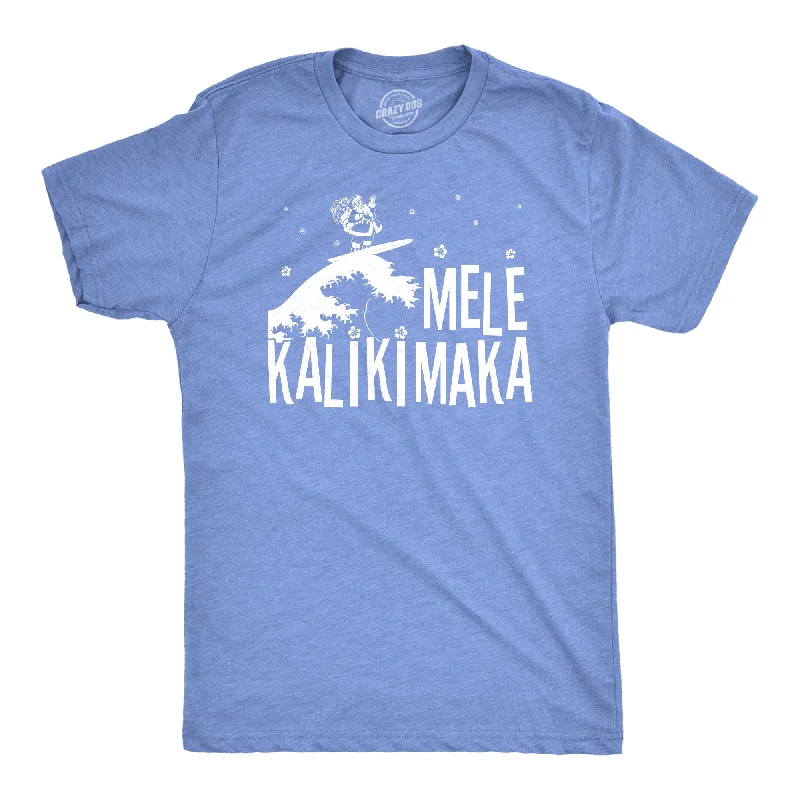 basic t-shirts for men -Mele Kalikimaka Men's T Shirt