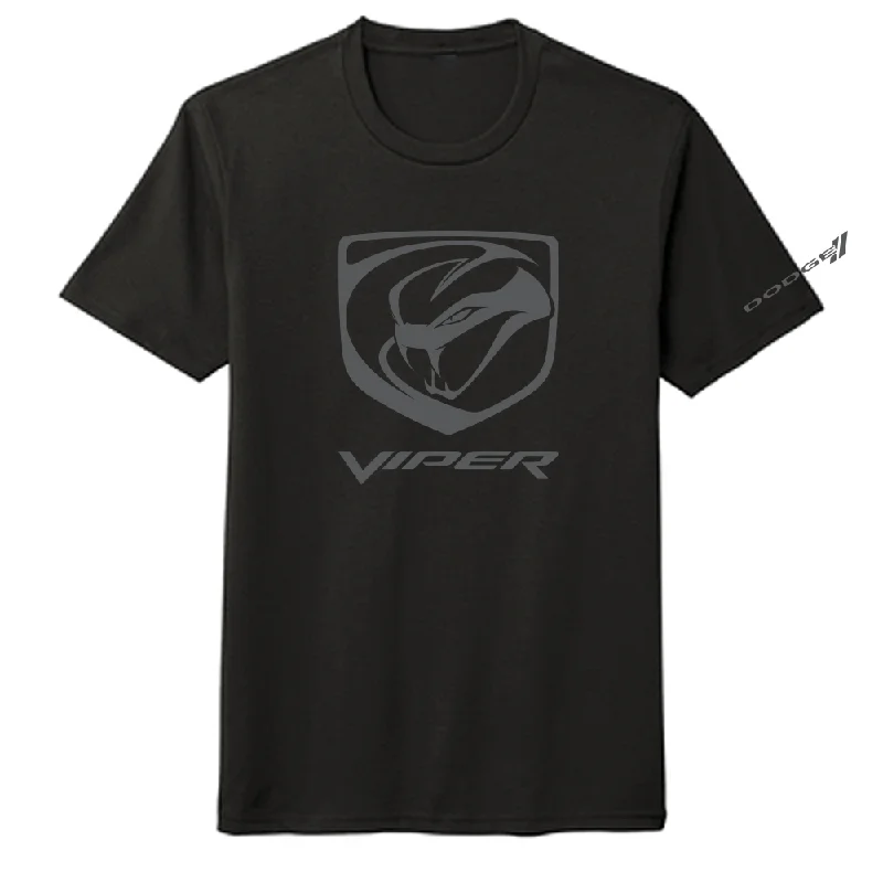 eco-friendly t-shirts for men -Mens Dodge Viper Stryker T-shirt (Black)