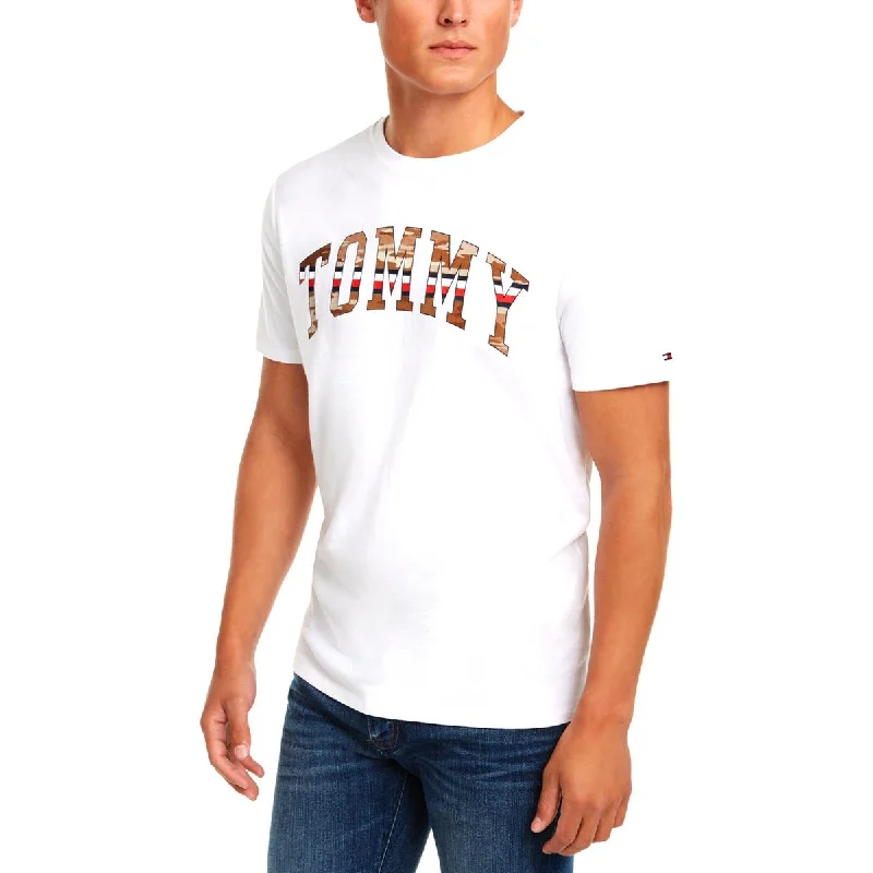 trendy t-shirts for men -Mens Logo Crew Neck T-Shirt