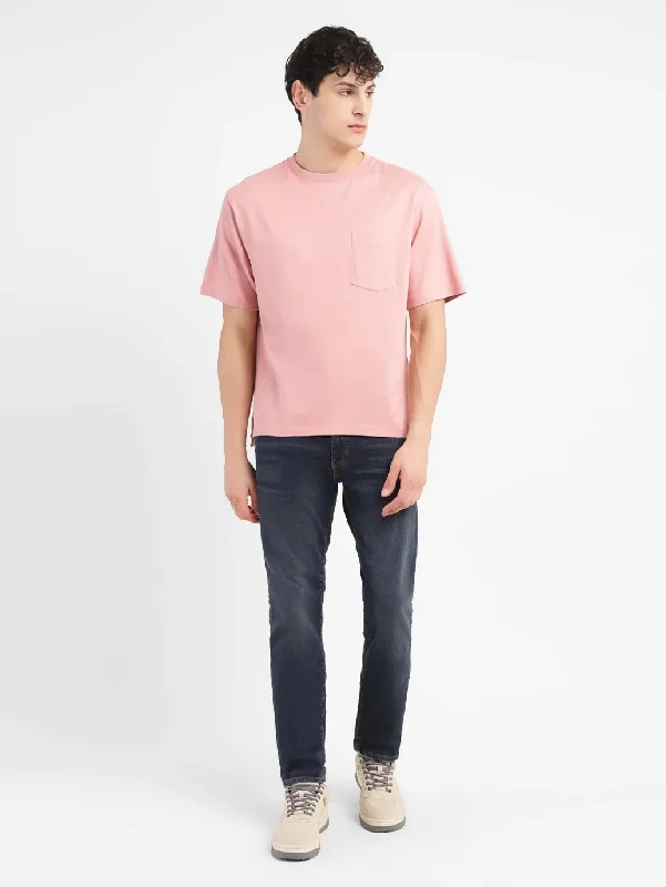 lightweight summer t-shirts -Men's Solid Relaxed Fit T-shirt