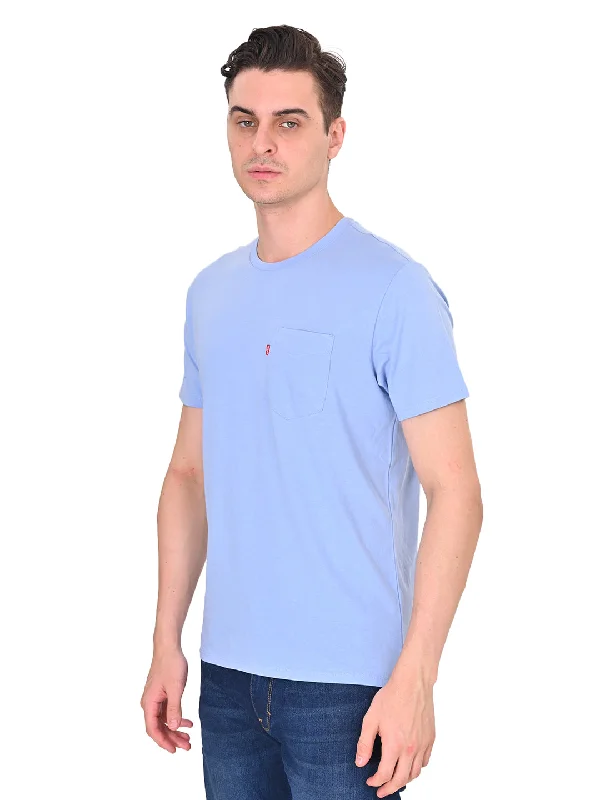 trendy t-shirts for men -Men's Solid Slim Fit T-shirt