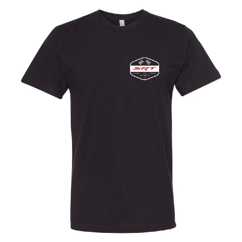 men's printed logo t-shirts -Mens SRT Flags T-shirt (Black)