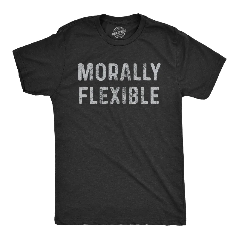 breathable t-shirts for men -Morally Flexible Men's T Shirt