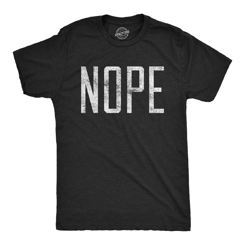 men's fashion fit t-shirts -Nope Men's T Shirt