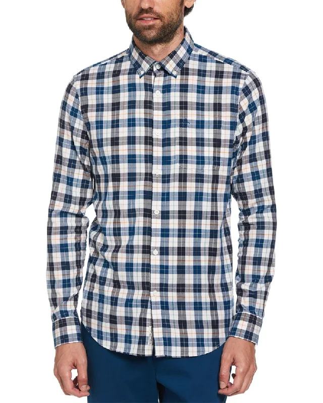 men's high-quality shirts -Original Penguin Plaid Pattern Shirt