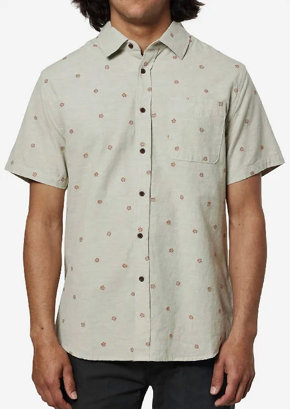 stylish button-up shirts for men -Plume Button Up Shirt In Desert Sage