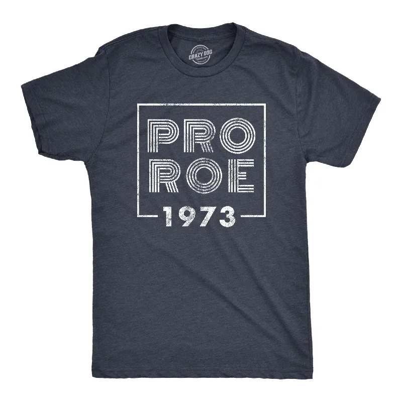 men's printed logo t-shirts -Pro Roe 1973 Men's T Shirt