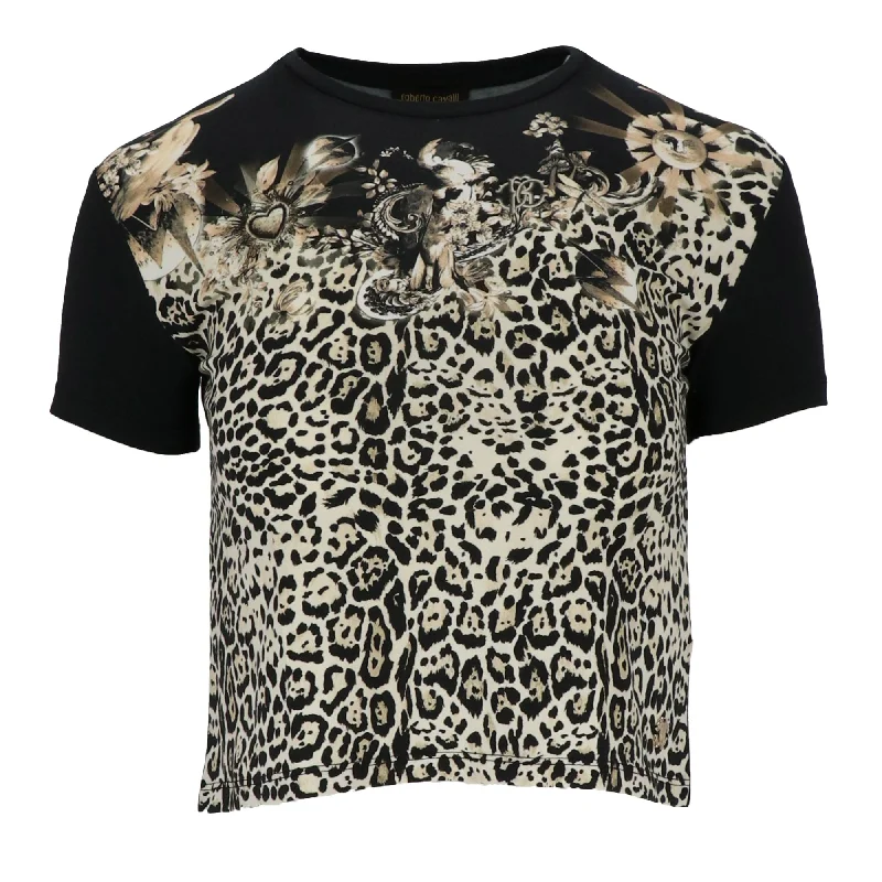 men's breathable cotton shirts -Roberto Cavalli Kids Multicolored Top