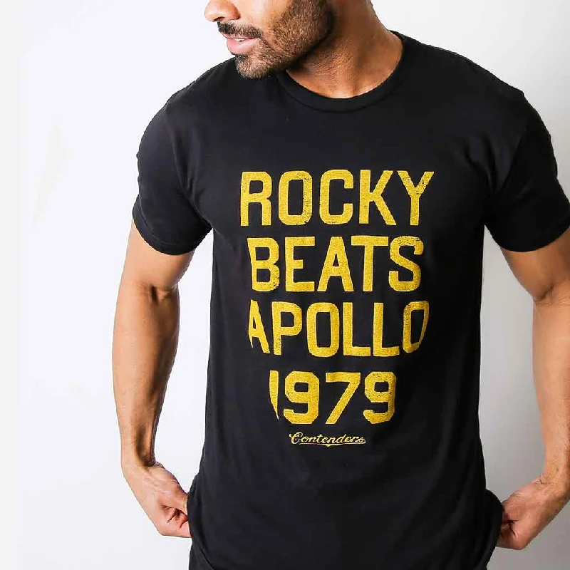 cool t-shirts for men -ROCKY BEATS APOLLO 1979 SHIRT