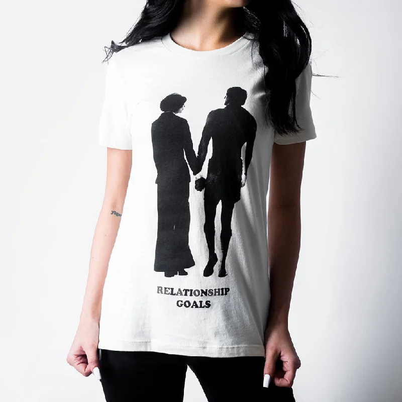 men's t-shirts for casual wear -WOMEN'S RELATIONSHIP GOALS SHIRT