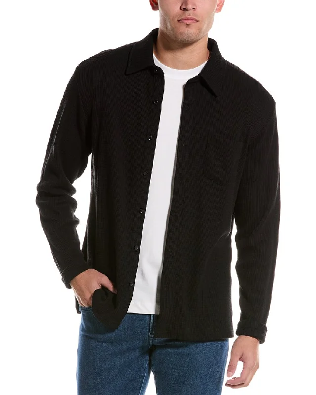 men's seasonal shirts -Slate & Stone Waffle Knit Shirt