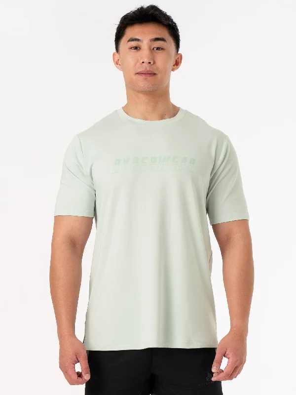 athletic-style t-shirts for men -Soft Tech Regular T-Shirt - Spearmint