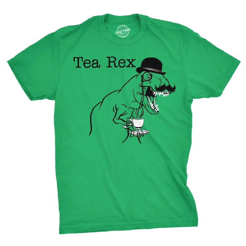 men's cotton t-shirts for sports -Tea Rex Men's T Shirt