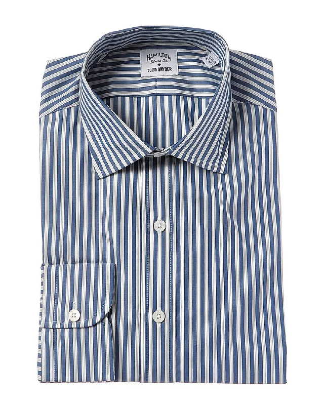 men's business shirts -Todd Snyder x Hamilton Shirt Co. Dress Shirt