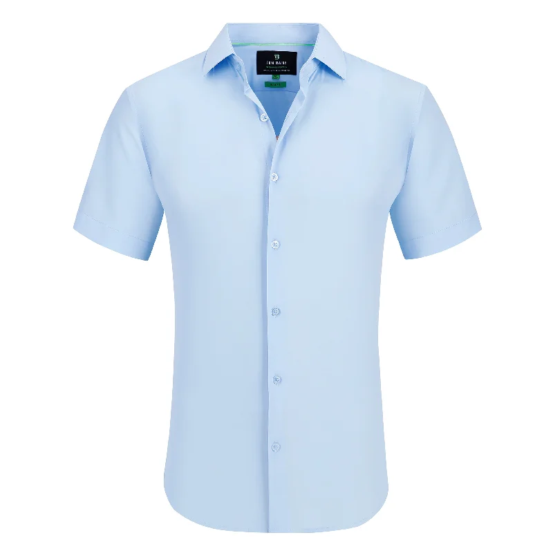 stylish casual shirts -Tom Baine Solid Performance Button Down