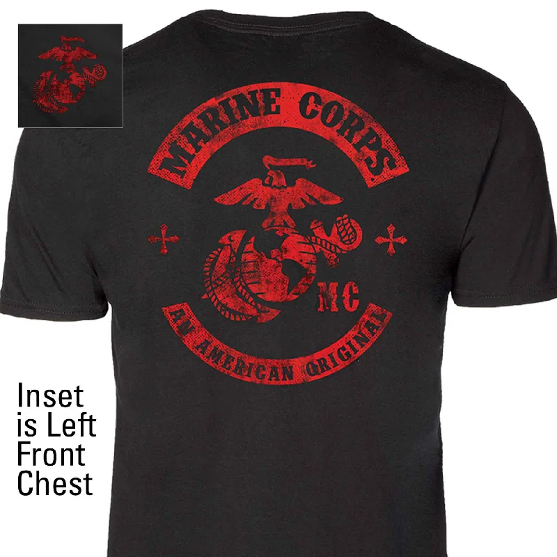 men's fitted t-shirts -American Original Marine Corps T-shirt