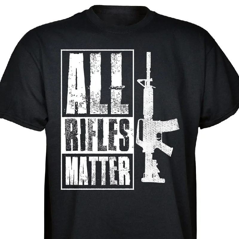 eco-friendly t-shirts for men -All Rifles Matter T-shirt