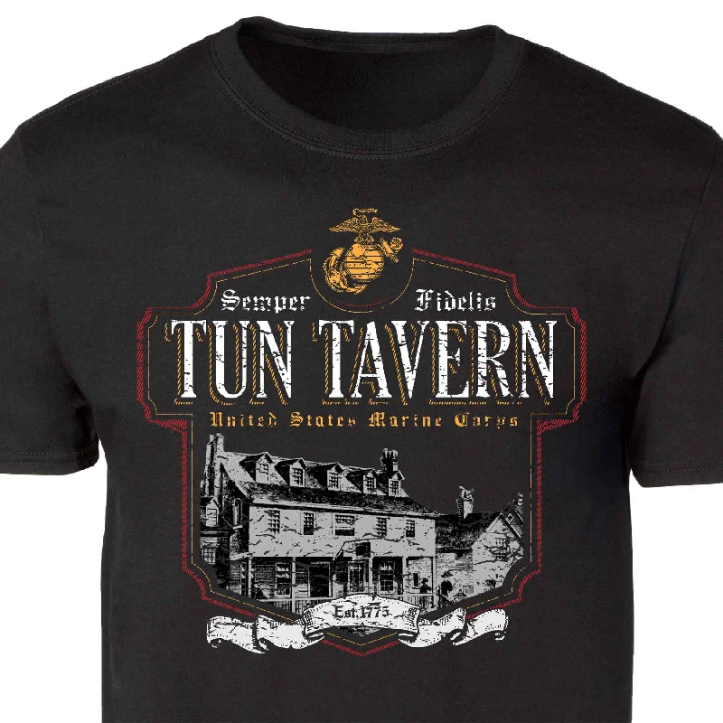 men's sports team t-shirts -Tun Tavern Full Front T-shirt