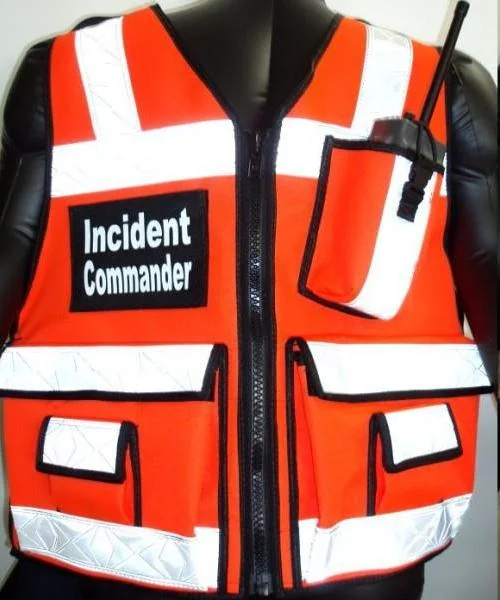 wool waistcoats for men -ANSI 2 Incident Commander Vest