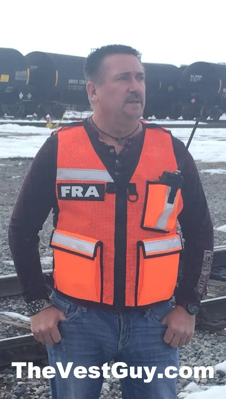 warm vest jackets for men -FRA Safety Reflective Vest