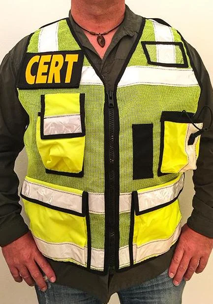 stylish waistcoats for men -ANSI II CERT High Visibility Vest