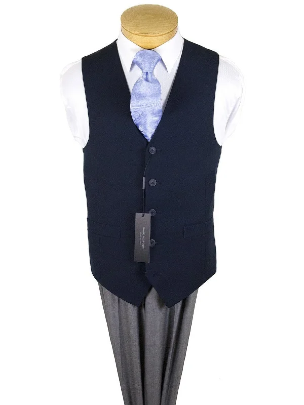 men's stylish knit vests -Andrew Marc 22512V Navy Vest