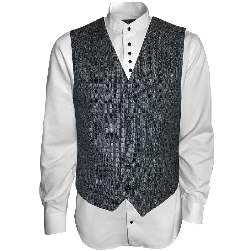 sleeveless jackets for men -Celtic Ranchwear 50% Wool Blend Vest