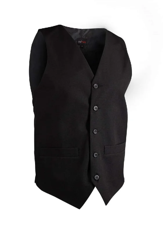 classic waistcoats for men -Classic Black Solid Vest