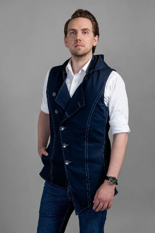 quilted vests for men -Corvo Vest - Victorian Midnight [Mens]