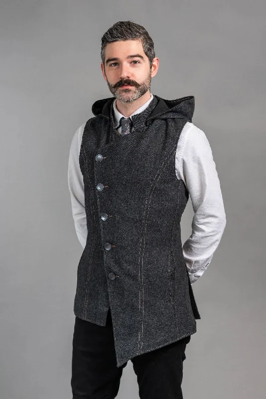 men's quilted waistcoats -Corvo Vest - Victorian Fog [Mens]