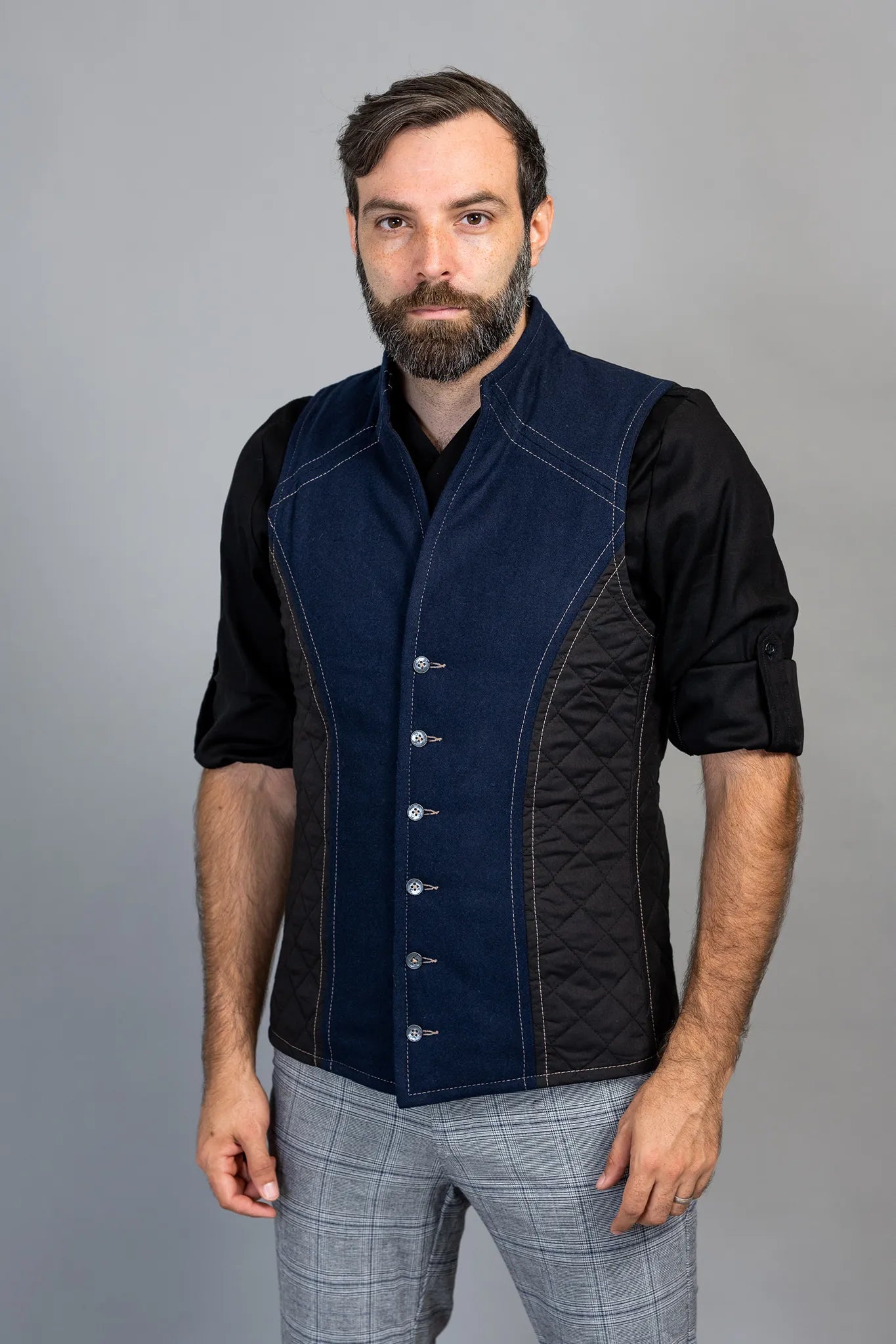 men's puffer vests -Dorian Vest - Victorian Disciple [Mens]