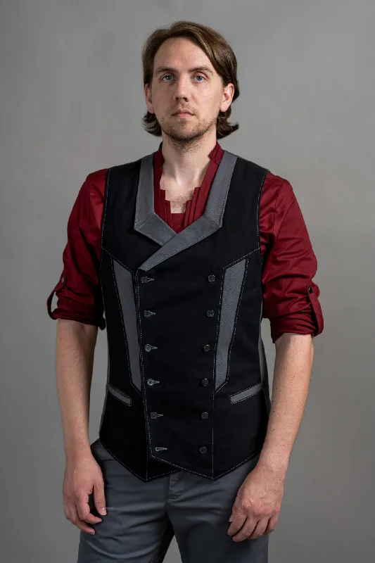 men's stylish knit vests -Erebor™ Vest - Obsidian [Mens]