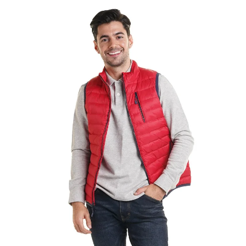 men's quilted waistcoats -Original Lightweight Down Vest - Red