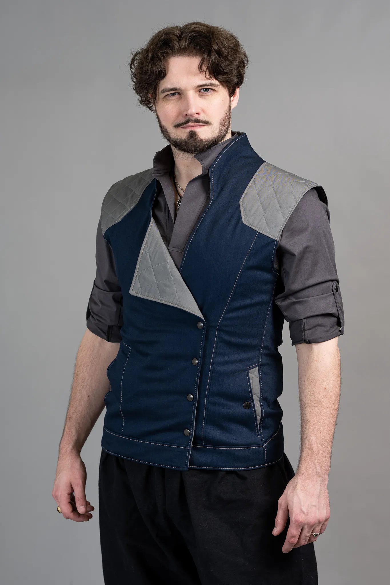 versatile vests for men -Smuggler Vest - Deep Sea Fog [Mens]