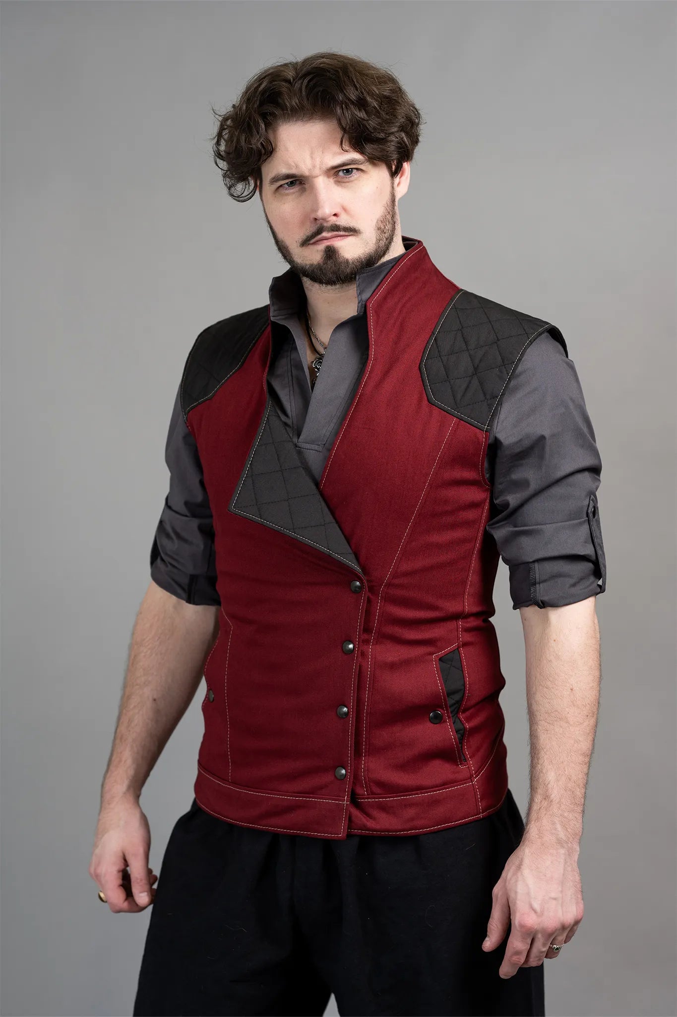 casual outdoor vests for men -Smuggler Vest - Devil's Fury [Mens]